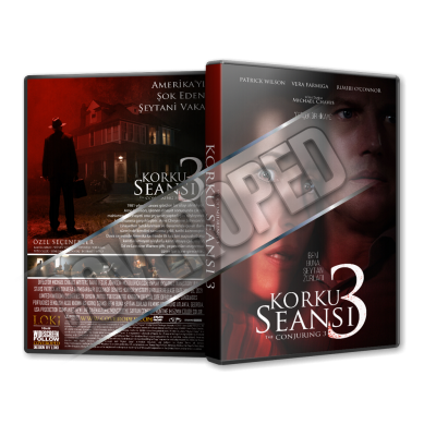 Korku Seansı 3 - The Conjuring 3 - 2021 Türkçe Dvd Cover Tasarımı